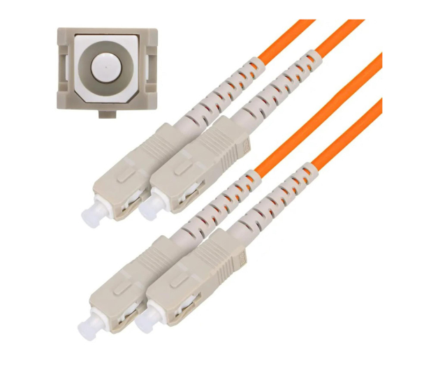 ExtraLink SC/UPC-SC/UPC Patchcord Wielomodowy Duplex 50/125 3mm 3m - 1543741 - zdjęcie 2